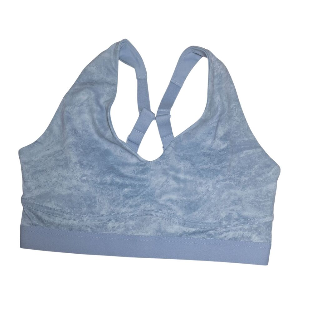 NWT Fabletics All Day Everyday Low Impact Bra - Blue Stone Marble Size [M]
